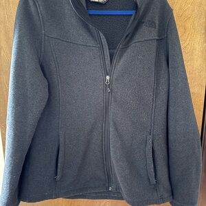 The North Face Charcoal Fleece Zip Up